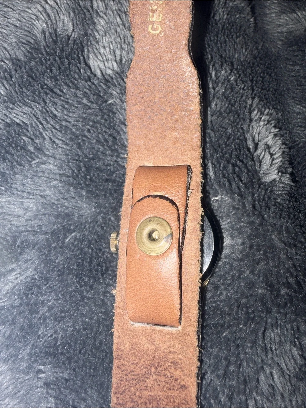 Barbie Vintage-Inspired Brown Leather Strap Watch - Barbie Dial